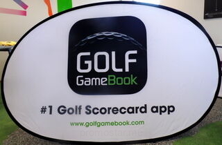 Ovaalne softbänner Golf Game Book