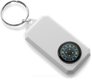 Plastic key holder compass.