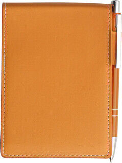 Notebook with PU cover and pen. 3. picture