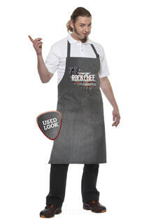 Rock Chef Stripe Bib Apron