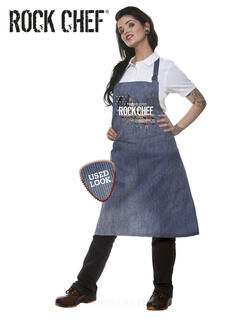 Rock Chef Stripe Bib Apron 2. pilt