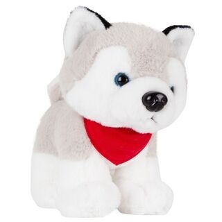 Husky dog with red neckerchief suitable for printing (neckerchief packed separately)